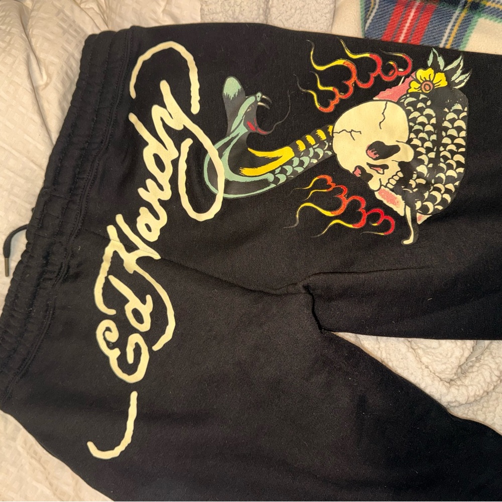 Ed Hardy Joggers with Logo